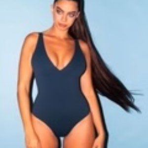 Blue TA3 Plungey Swimsuit
